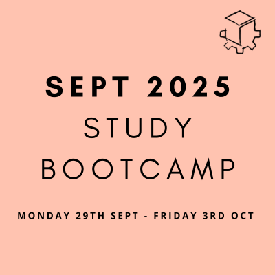 Study Bootcamp Sept/Oct 2025 (29th Sept-3rd Oct) Week 1