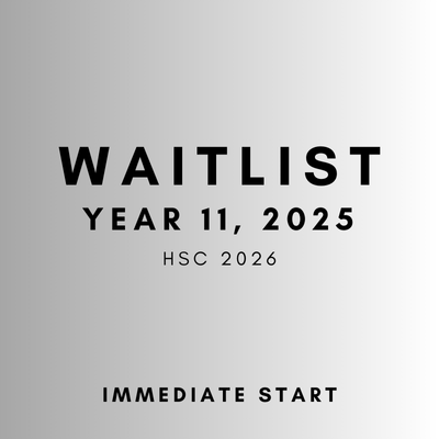 Waitlist (Year 11 Program)