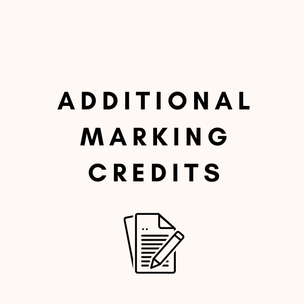 Additional Marking Credits/Challenge Feed Attempts